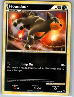 Houndour 54/90 Non Holo Undaunted - Pokemon Card - NM - Image 1