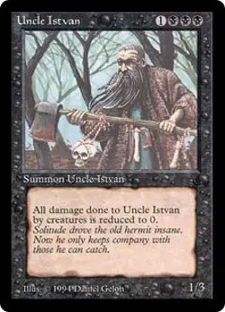 Magic MTG - Uncle Istvan - The Dark - PLAYED - EN - Image 1