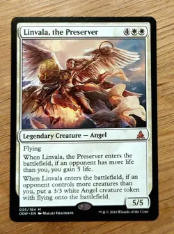 MTG Magic: Linvala die Bewahrerin, the Preserver, English, Mythic, Engel - Image 1