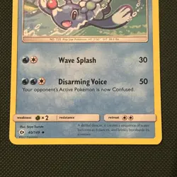 Pokemon Brionne Normal Uncommon SM Base Set 40/149 - Image 3