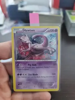 Mewtwo (Cosmos Holo) Holo Pokemon XY Black Star Promo #XY101 - Image 3