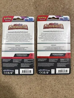Pokemon TCG Scarlet & Violet Paldea Evolved Booster - Growlithe & Smoliv - Image 2