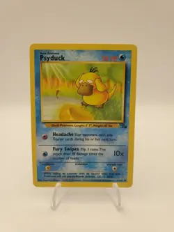 POKEMON WOTC FOSSIL UNL. #53 PSYDUCK COMMON - NM - Image 4