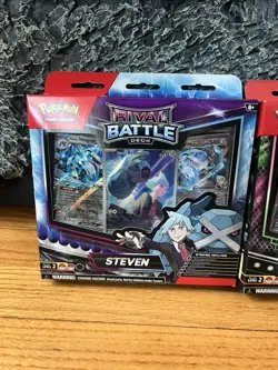 Pokemon Rival Battle Deck Set Of 2 Steven and Marnie Sealed - Image 3
