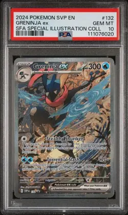 2024 Pokemon S&V Promo Greninja ex #132 Promo SFA Special Illus. Coll. PSA 10 - Image 1