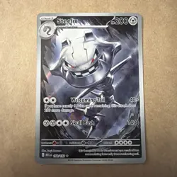 Steelix Pokemon 150/132 Full Art Illustration Rare Holo Mega Evolution - Image 1