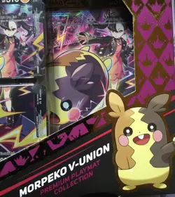 🔥Pokemon Crown Zenith Morpeko V-Union Premium Playmat Collection Box Sealed!🔥 - Image 4