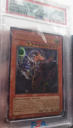 PSA 9 Arcanite Magician/Assault Mode Ultimate Rare CRMS-EN021 Yugioh - Image 5