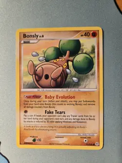 [LP] Bonsly - 71/130 - 2007 Diamond & Pearl Pokemon Card - Image 1