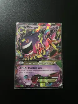 Pokemon Mega M Gengar EX Holo Card 35/119 Phantom Forces XY - Image 1