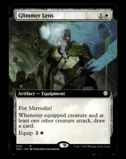 Glimmer Lens (Extended Art) 44 R Commander: Phyrexia: All Will Be One - Image 1