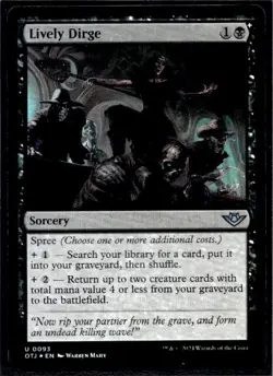 Lively Dirge Outlaws of Thunder Junction Foil - Image 1