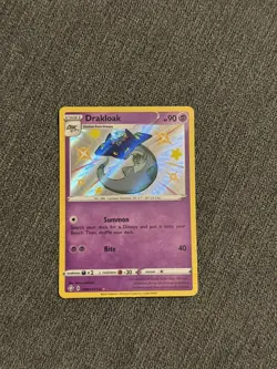 Pokemon TCG Drakloak Shining Fates SV061/SV122 Shiny Holo Rare - Image 1