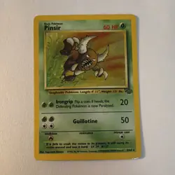 Pokemon TCG Pinsir Jungle Holo Rare 09/64 60 HP English Kagemaru Himeno - Image 1