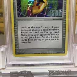 2006 Pokemon EX Crystal Guardians Pokenav Reverse Foil 83/100 PSA 9 Mint 115 - Image 3