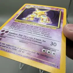 Pokemon TCG Alakazam Base Set 1/102 Holo 1999-2000 Wizards Base Set Copyright... - Image 4