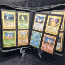 Pokemon Vintage Base Set Unlimited Almost Complete English TCG 1999 NM - Image 1