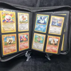 Pokemon Vintage Base Set Unlimited Almost Complete English TCG 1999 NM - Image 3