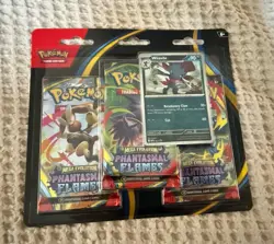Pokemon TCG Phantasmal Flames 3 Pack Blisters New And Sealed (3 Sets / 9 Packs) - Image 2