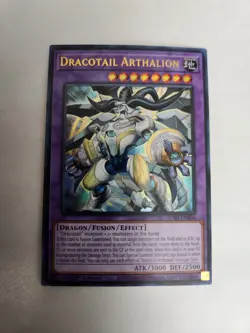 Yu-Gi-Oh TCG Dracotail Arthalion JUSH-EN006 Ultra Rare 1st Edition - Image 1