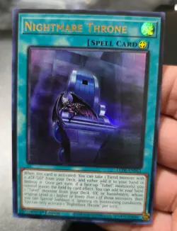 Nightmare Throne - LEDE-EN061 - Near Mint NM - Ultra Rare - 1st Edition Yu-Gi-Oh - Image 1