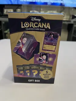Disney Lorcana Elsa gift box sealed inc 5 booster packs in box - Image 2