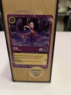Disney Lorcana Elsa gift box sealed inc 5 booster packs in box - Image 5