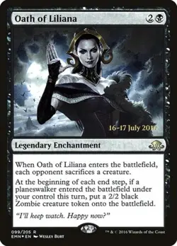 Oath of Liliana -Foil Light Play MTG Promos: Prerelease Cards - Image 1
