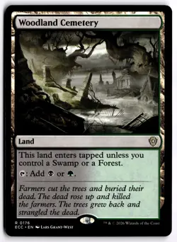 Woodland Cemetery NM ECC Commander: Lorwyn Eclipsed MTG - Image 1