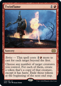 MTG Twinflame, NM-Mint, English Double Masters 2022 - Image 1