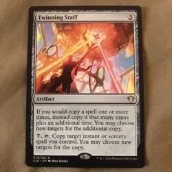 1x Twinning Staff - Commander 2020 - NM - MTG - Image 1