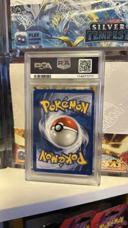 2000 Pokemon Rocket #4 Dark Charizard Holo PSA 7 NM *Swirl* - Image 4