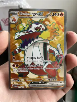 Pokemon TCG Skeledirge ex Scarlet & Violet - Paldea Evolved 233/193 Holo... - Image 1