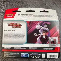 Brand New and Sealed Pokemon TCG Destined Rivals Kangaskhan Triple Blister - Image 4