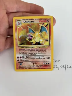 Pokemon TCG Charizard Base Set 4/102 Holo Unlimited Holo Rare 1999 - Image 4