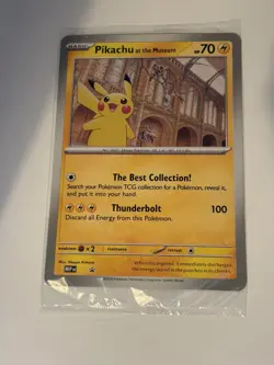 Sealed Pikachu At The museum Promo Pokemon National History Museum Jumbo - Image 1