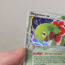 Meganium ex 106/115 Pokemon Unseen Forces - Foil Bubble VERY CLEAN - Read Descr - Image 2
