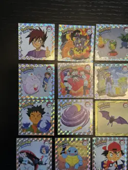 1999 POKEMON ARTBOX SILVER PRISM HOLO 30 STICKERS - Image 2