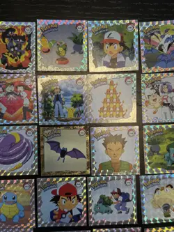 1999 POKEMON ARTBOX SILVER PRISM HOLO 30 STICKERS - Image 3