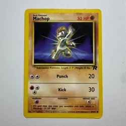 Machop 59/82 | Common - Team Rocket LP/MP Pokemon TCG - Image 1