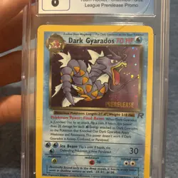 1999 Pokemon Dark Gyarados Prerelease Promo - Rare Holo - Near Mint CGC 8 - Image 3