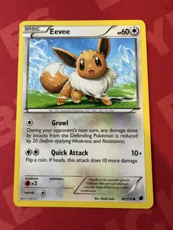 Pokemon TCG Eevee Plasma Freeze 89/116 Regular Common NM - Image 1