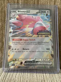 Blissey ex Twilight Masquerade Promo Card Stamped 134/167 Pokemon - Image 1