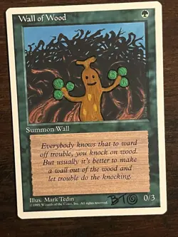 Signed! Sudowoodo Wall Of Wood MTG Pokemon Brandon Olterman BTO Custom Artwork - Image 1
