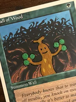 Signed! Sudowoodo Wall Of Wood MTG Pokemon Brandon Olterman BTO Custom Artwork - Image 3
