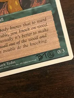 Signed! Sudowoodo Wall Of Wood MTG Pokemon Brandon Olterman BTO Custom Artwork - Image 4