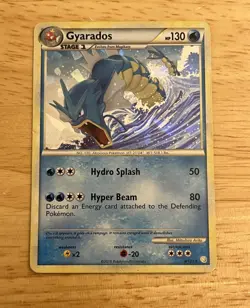 Pokemon Gyarados (4/123) HeartGold SoulSilver HGSS 2010 TCG Card (P12) - Image 3