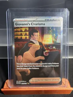 Giovanni’s Charisma 151 Special Illustration Rare Trainer Card 204/165 - Image 1