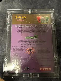 EX Sandstorm – Caravan Theme Deck ENG Neu TOP Original Vintage Pokemon Sammlung - Image 2
