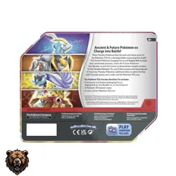 Pokemon S&V Paradox Destinies Tin [Gouging Fire Ex] Factory Sealed 2025 Version - Image 2